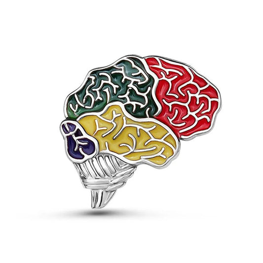 Pin Cerebro Hemisferios Colors