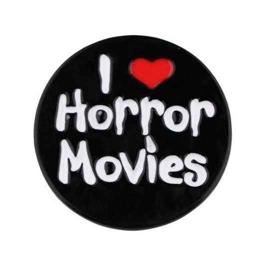 Pin Metalico I Love Horror Movies Halloween