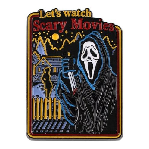 Pin Metálico Let's Watch Scary Movies