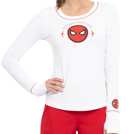 Camiseta Spiderman Knit Tee Avengers Tooniforms Mujer